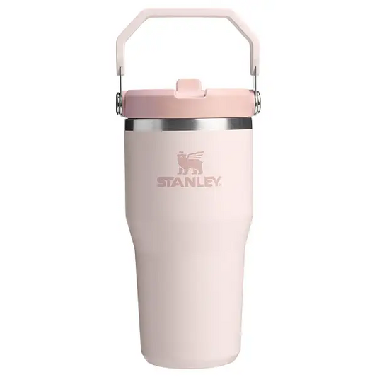 Stanley Ice Flow Flip Straw Tumbler (Rose Quartz, 590ml)