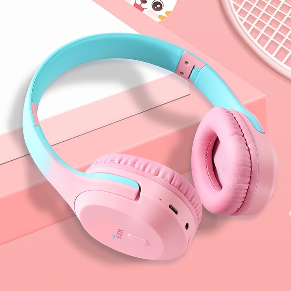 Eazy Kids Bluetooth 5.4 Wireless Headset (Pink)