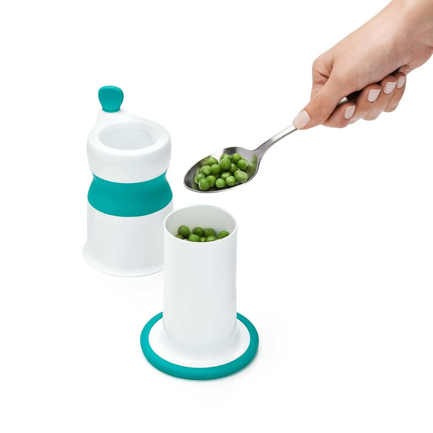 OXO Tot Mash Maker Baby Food Mill, Teal