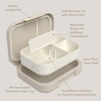 Bentgo Modern Adult Lunchbox (850ml, Sandstone)