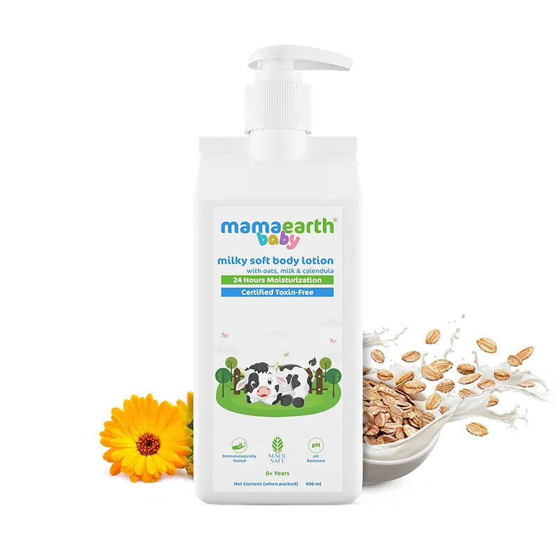 Mamaearth Milky Soft Body Lotion For Babies (400ml)