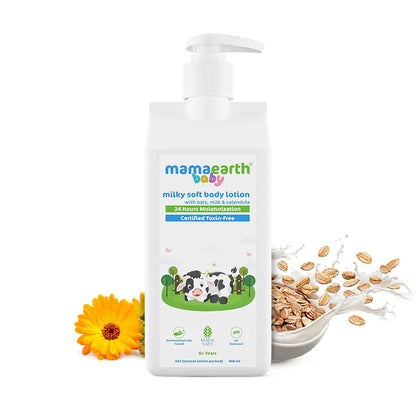 Mamaearth Milky Soft Body Lotion For Babies (400ml)