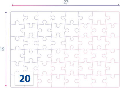 Clementoni I Believe in Unicorns 2 x 20 Piece Puzzle Set