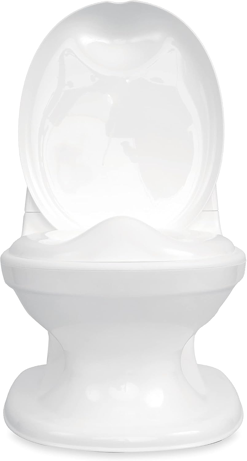 نونية Nuby My Real Potty الواقعية للأطفال الصغار (أبيض)