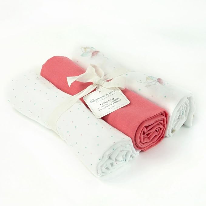 Bumble & Bird - Lullaby Wrap Muslin Swaddle - 3pcs