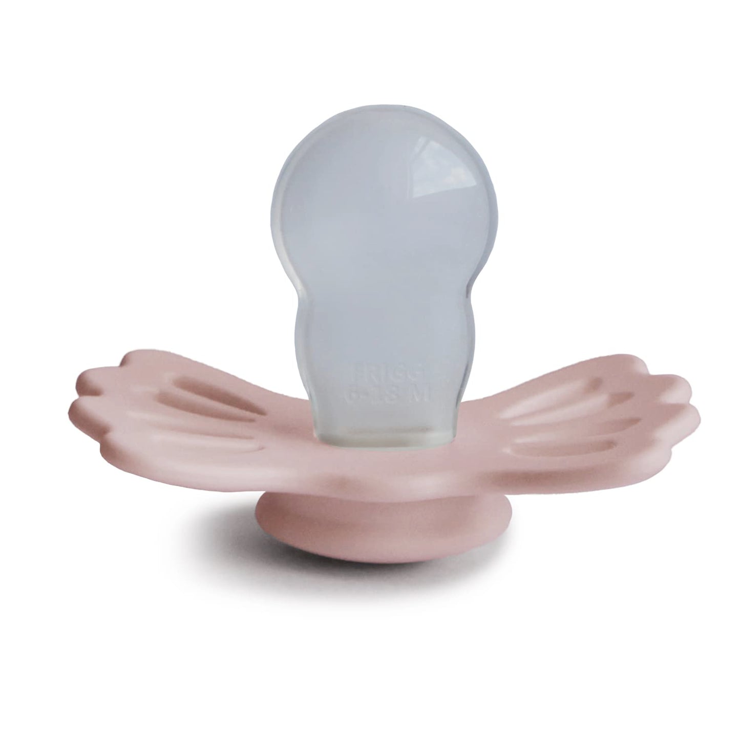 FRIGG Lucky Symmetrical Silicone Pacifiers Size 1 (Cream/Blush) - Pack of 2