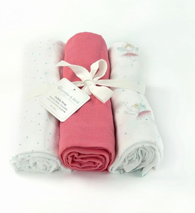 Bumble & Bird - Lullaby Wrap Muslin Swaddle - 3pcs