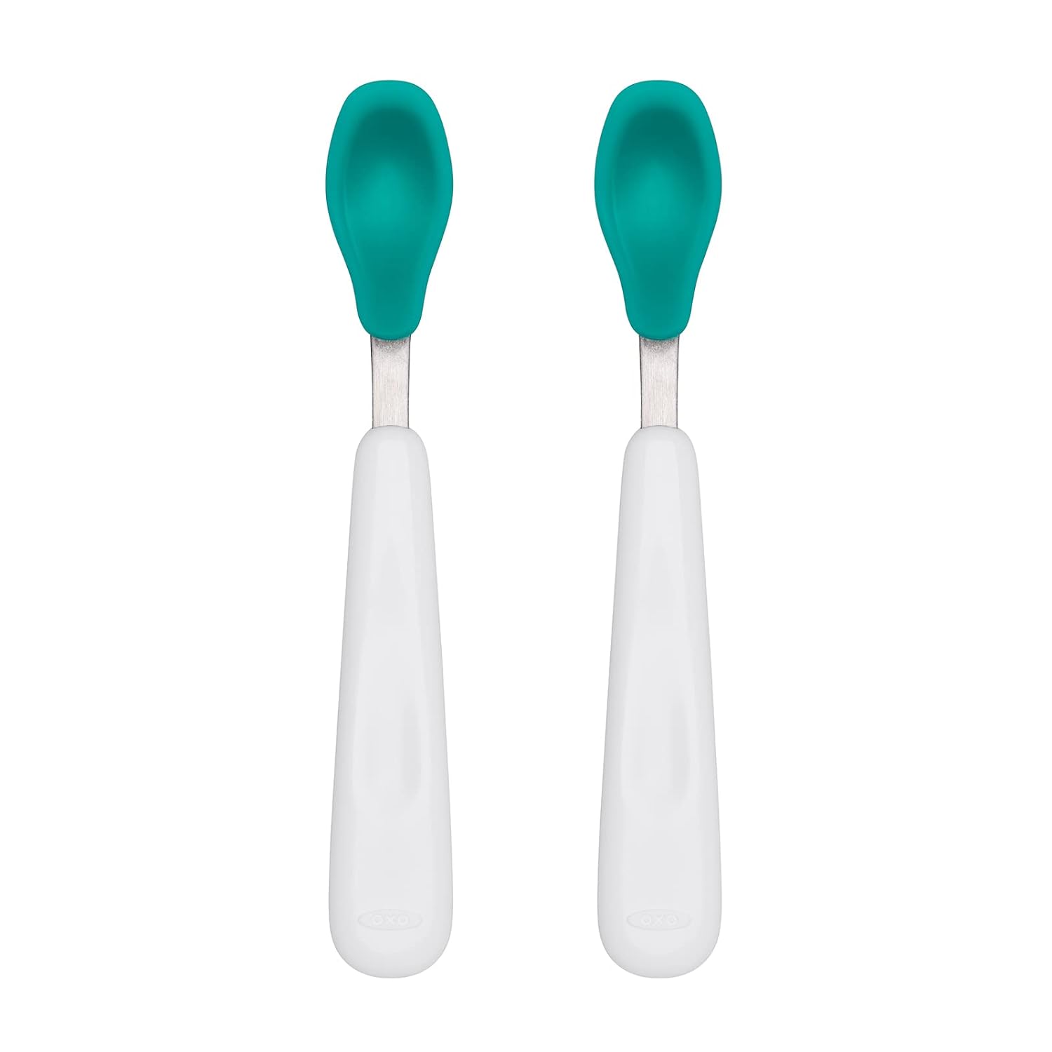 OXO Tot Feeding Spoon Set with Soft Silicone, 2pcs