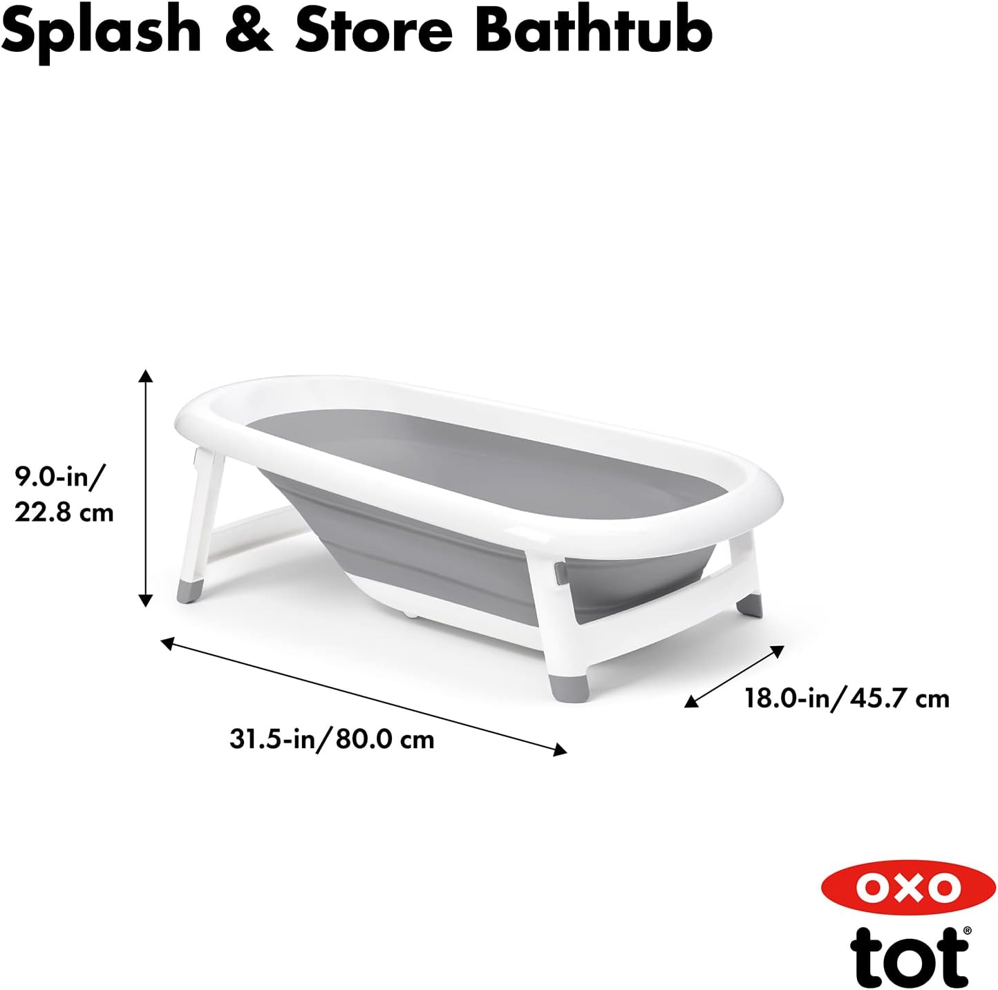OXO Tot Splash And Store Bathtub