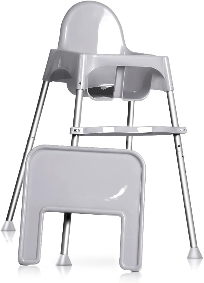 Teknum High Chair With Removable Tray (Grey)