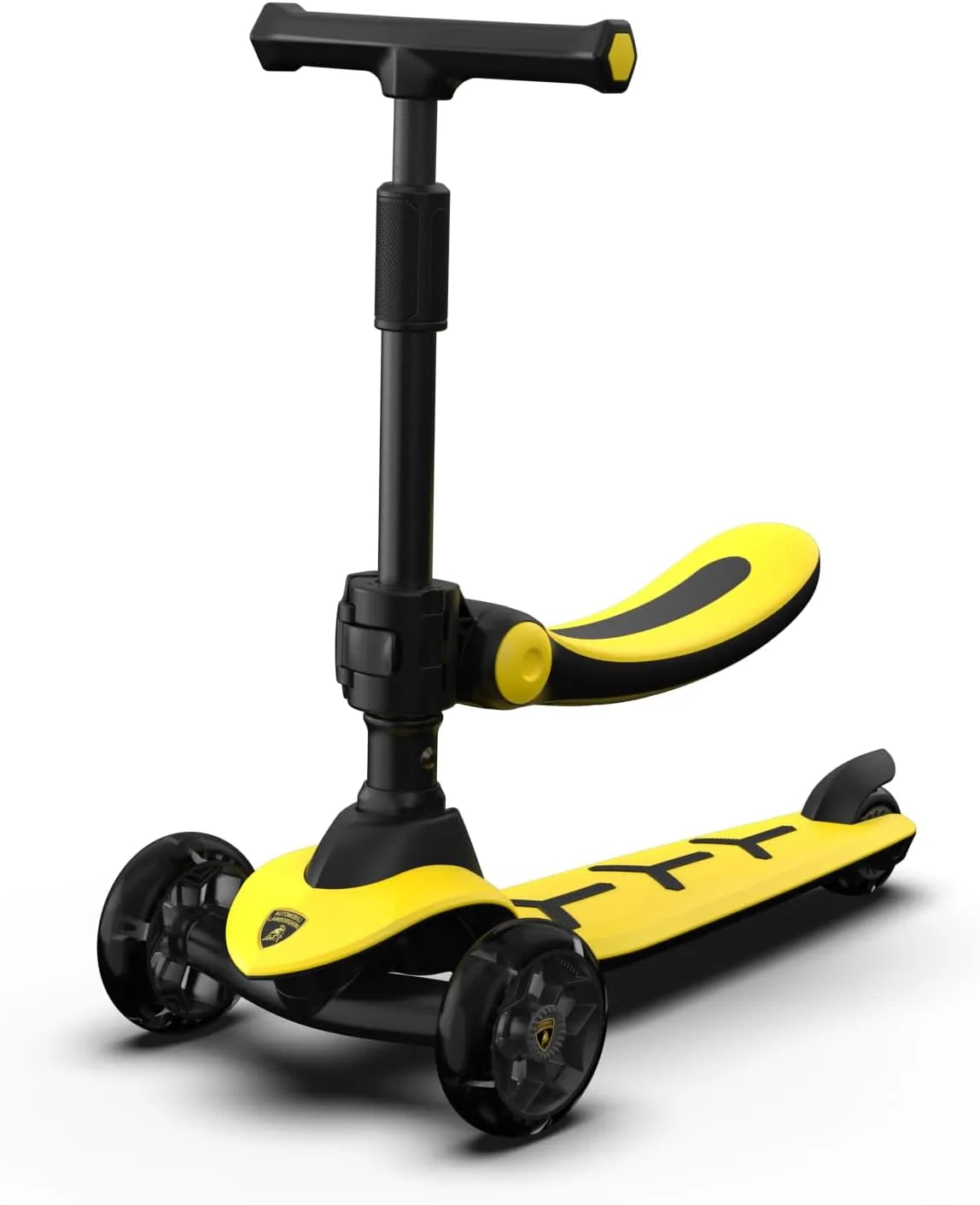 Lamborghini Kids Scooter With Adult Height (Yellow)