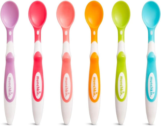 Munchkin Soft Tip Infant Spoons, Pack of 6