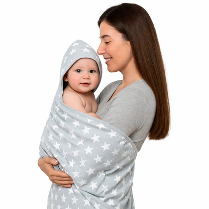 Nuluv Printed Quick Dry Super Absorbent Baby Towel (Boy)