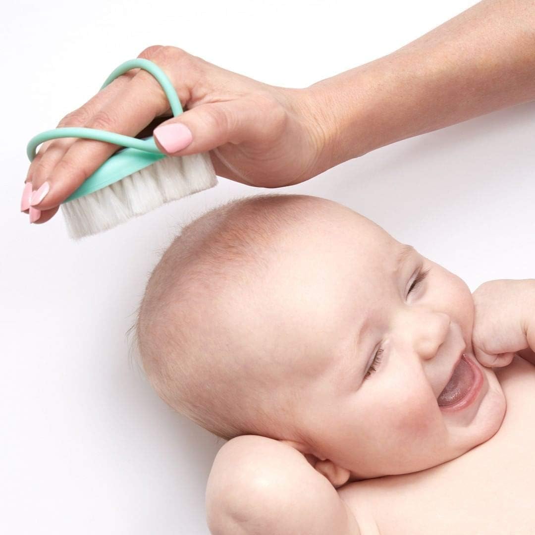 Frida Baby Infant Head-Hugging Hairbrush + Styling Comb Set