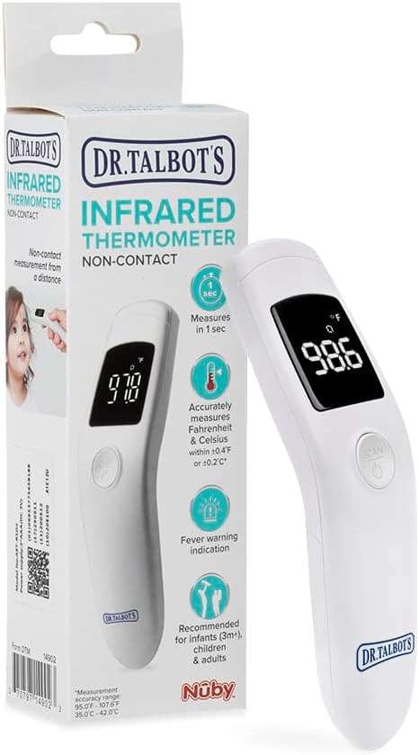 Dr. Talbot's Infrared Thermometer No Touch Baby Temperature Monitor