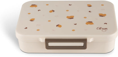 Citron Tritan Snackbox Wiith 3 Compartments For Kids