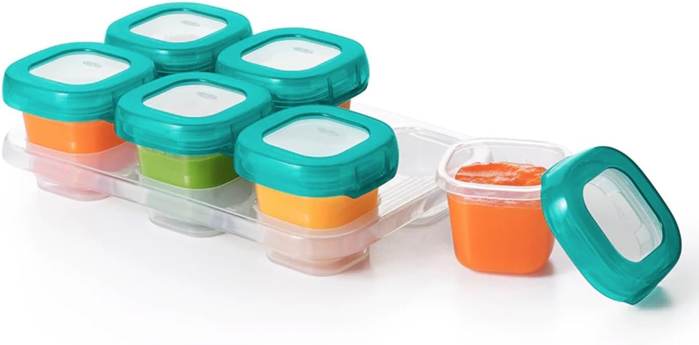 Oxo Tot Baby Blocks Freezer Storage Containers, 2oz