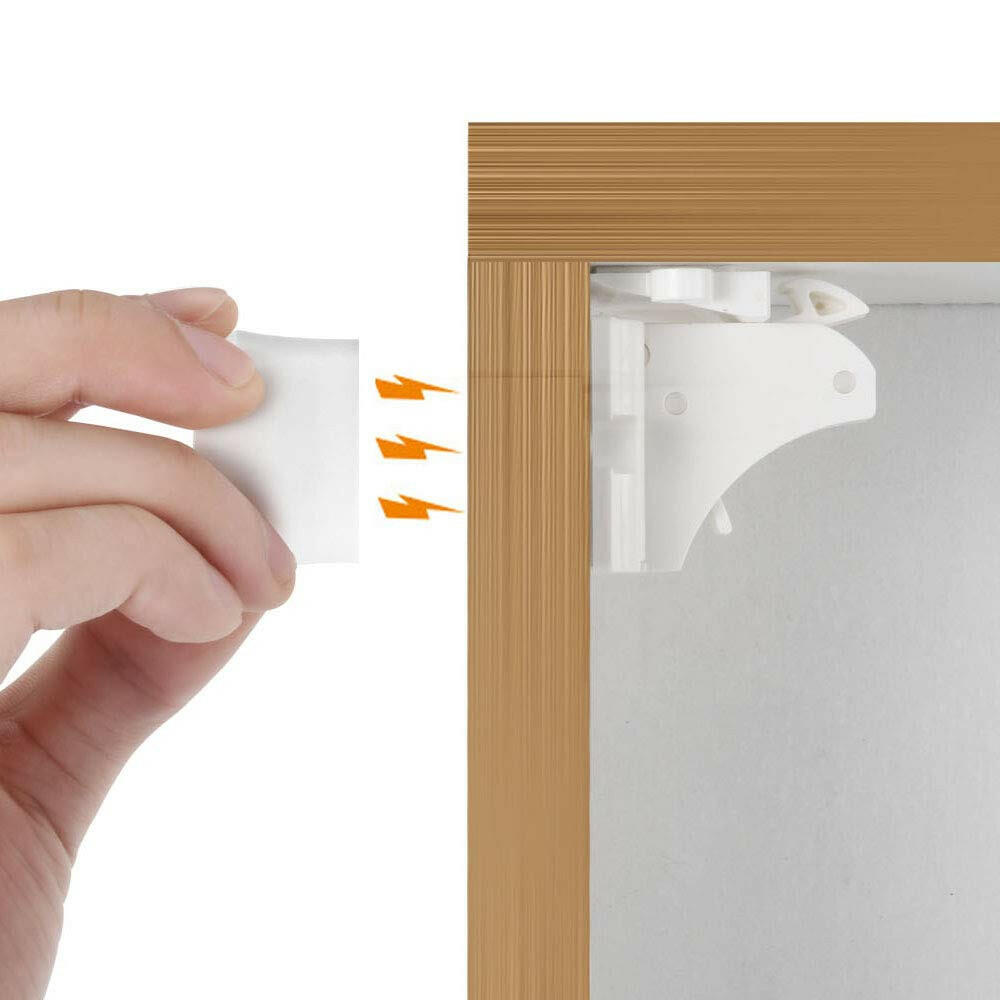 قفل مغناطيسي للاطفال من Vmaisi (12 قفلًا و2 مفتاحًا)