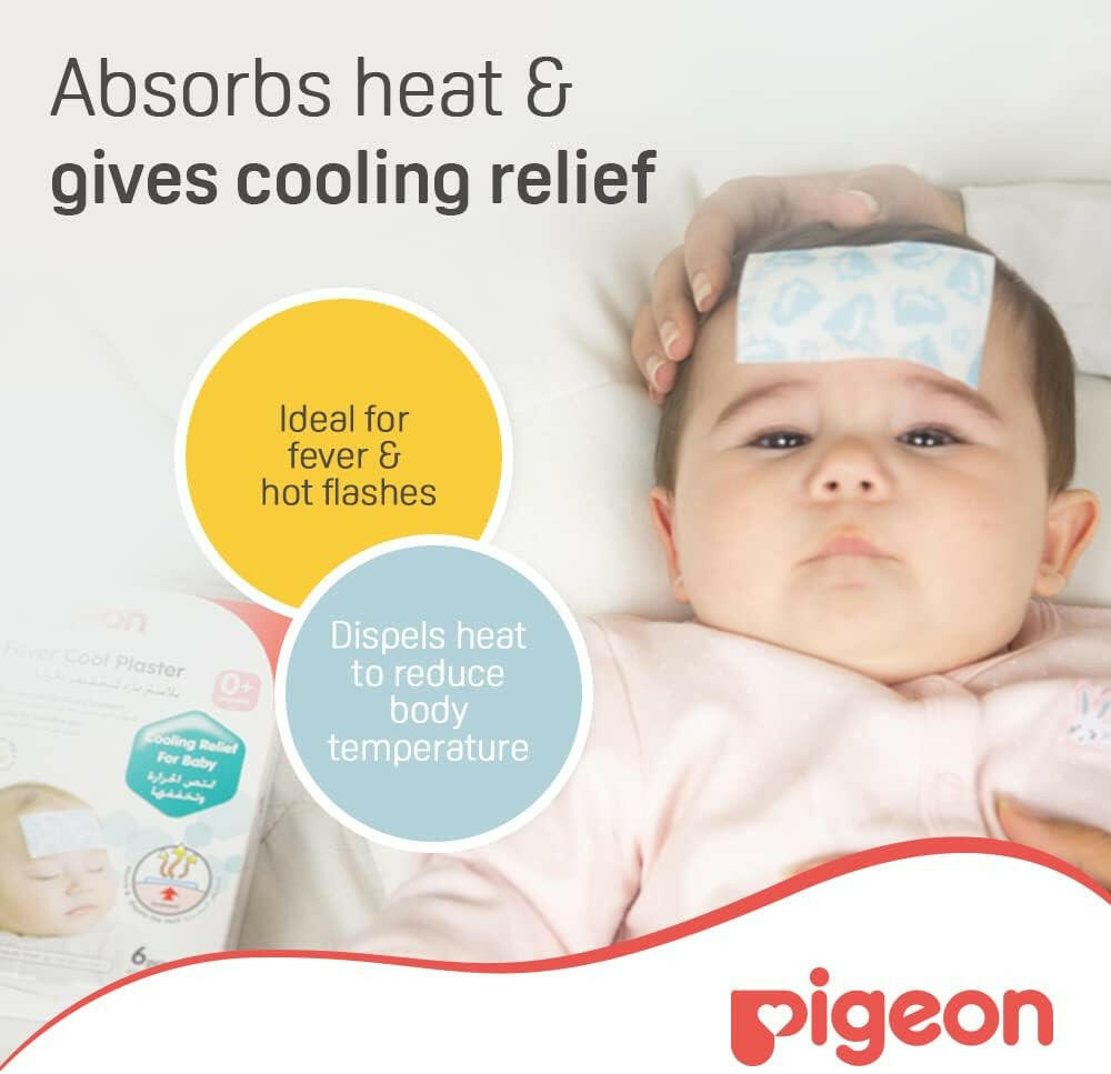 Pigeon Fever Cool Plaster 6 Pcs, 0m+