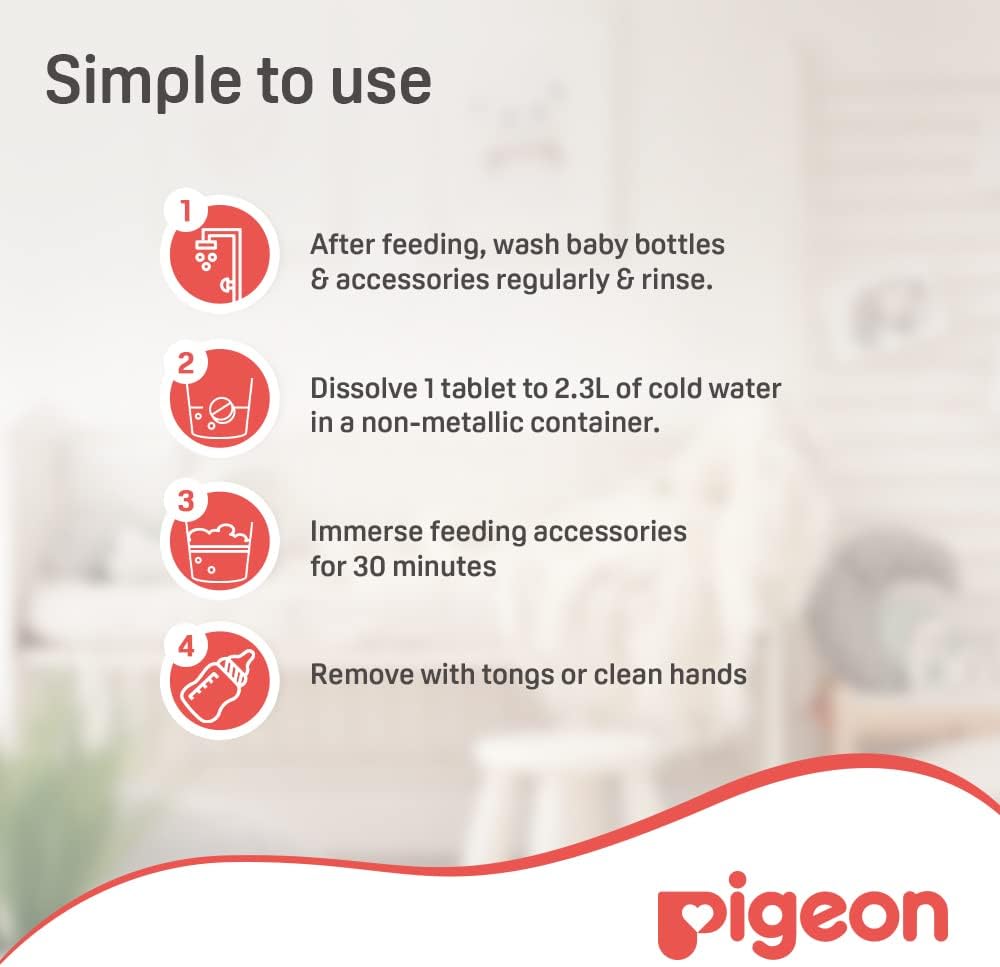 Pigeon Sterilization Tablets (32 Tablets)