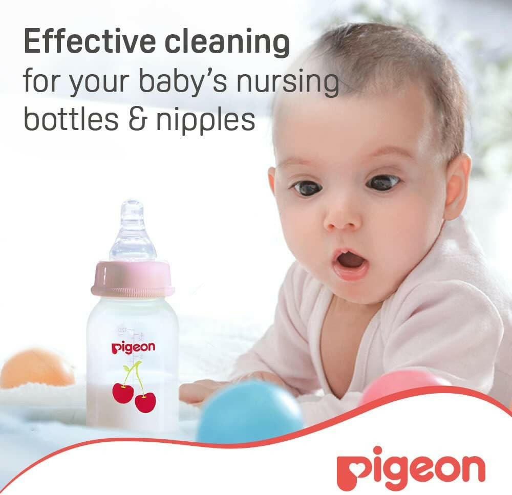Pigeon 2-in-1 Bottle & Nipple Brush, 1pc
