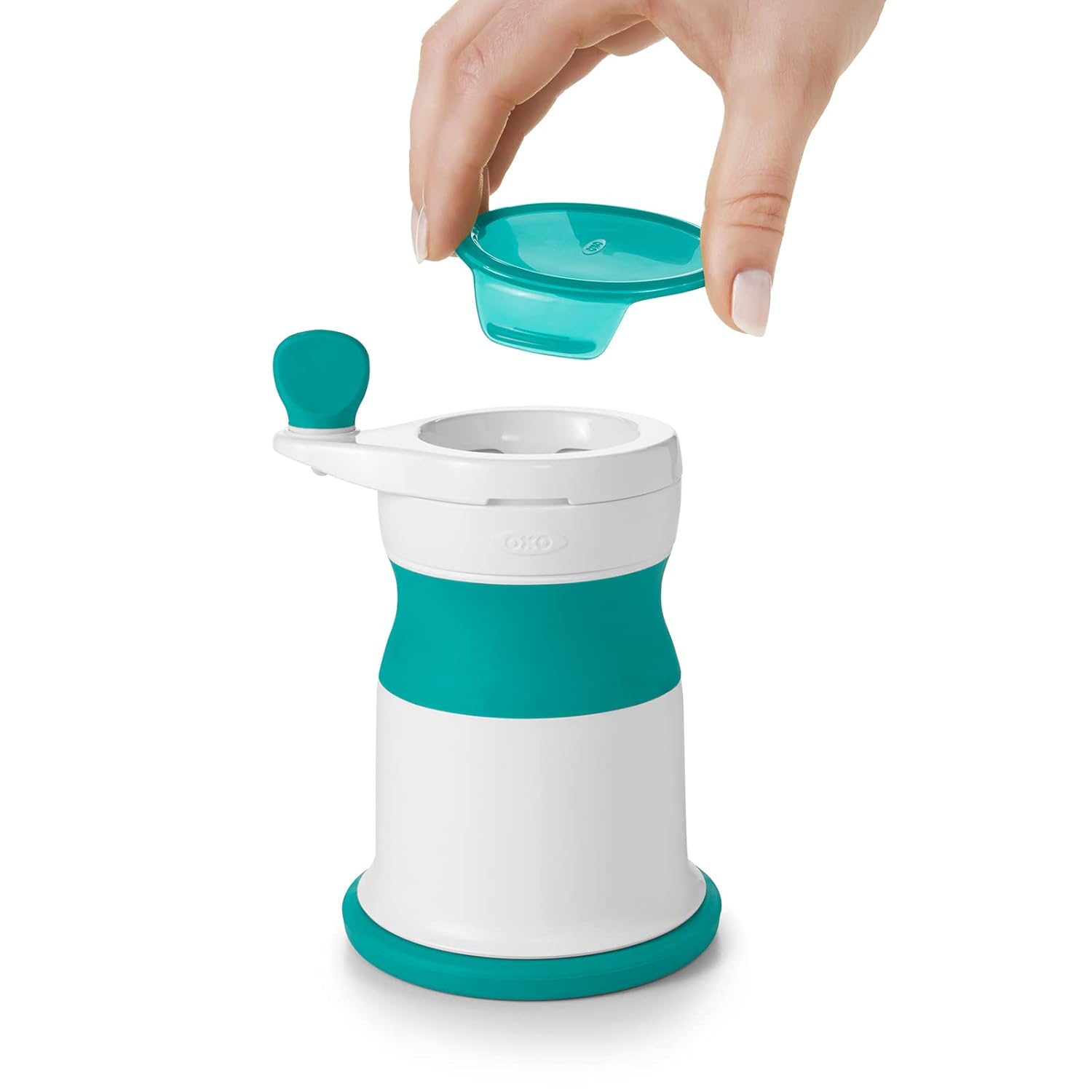 OXO Tot Mash Maker Baby Food Mill, Teal