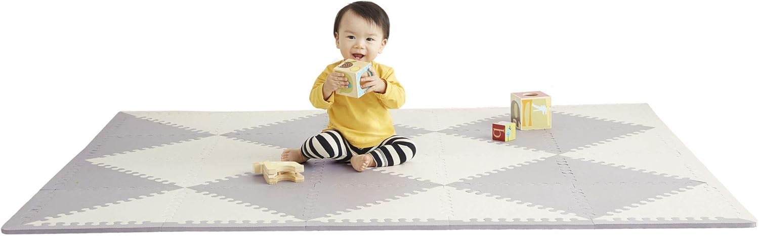 Skip Hop Playspot Floor Geo Tiles (Grey & Cream)