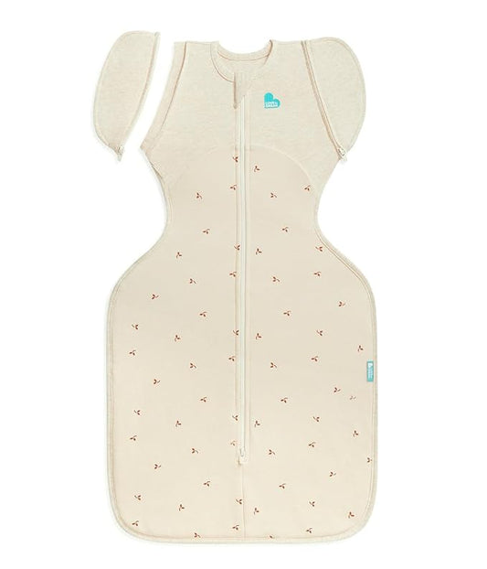 Love To Dream Transition Bag 1.5T Stretch Cotton - Stage 2 (Fleece Twigs Oatmeal, Medium)