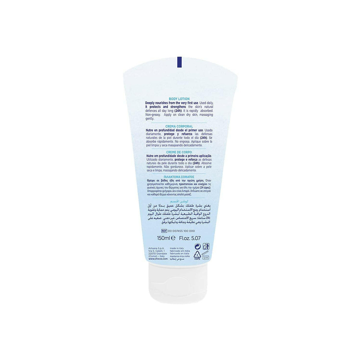 Chicco Body Lotion Natural Sensation - 150ML.