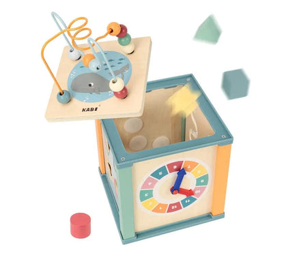 Little Angel Kids Wooden Ocean Activity Cube