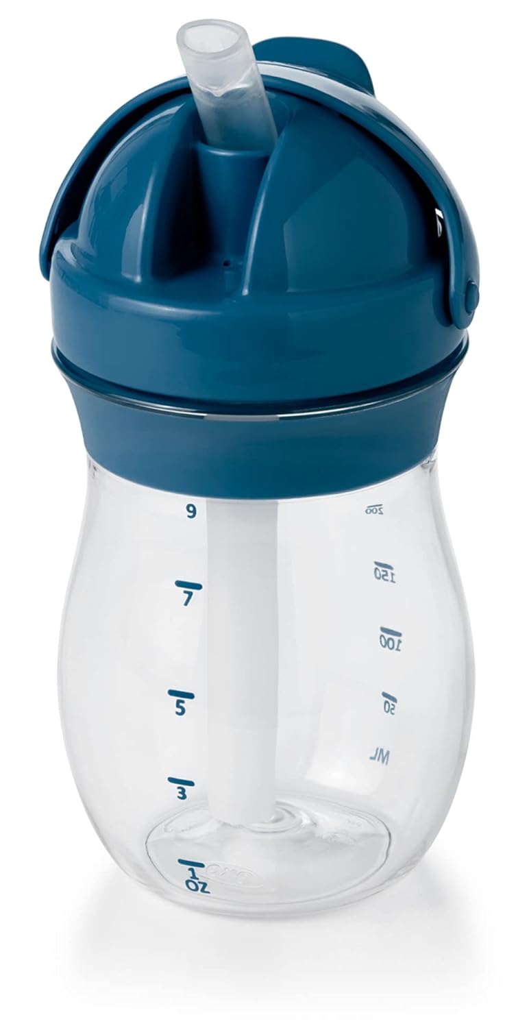 OXO Tot Transitions Straw Cup, Navy, 9oz