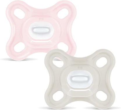 Mam Comfort Silicone Pacifier - Pack of 2 (0-3 Months)