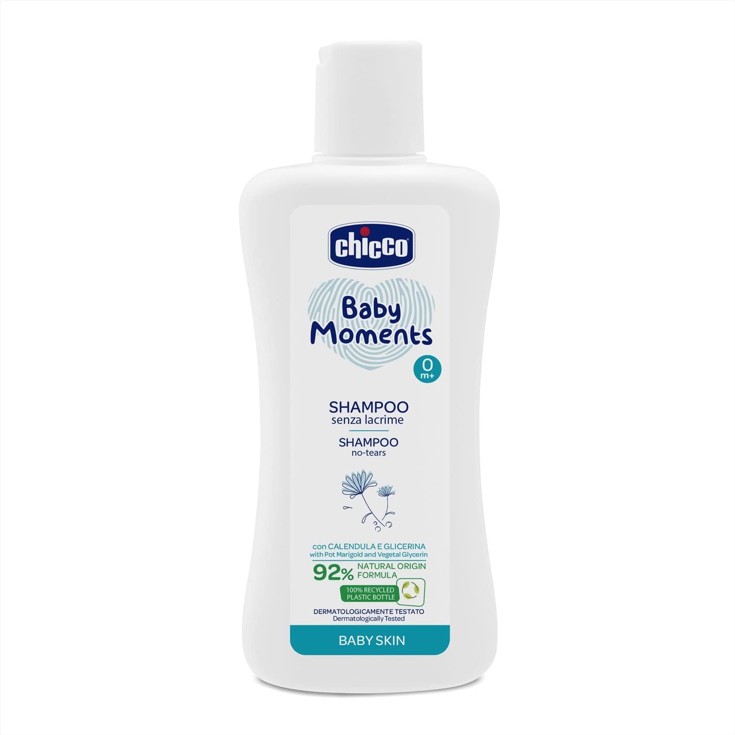 Chicco Baby Moments Shampoo No-Tears For Skin, 200ml