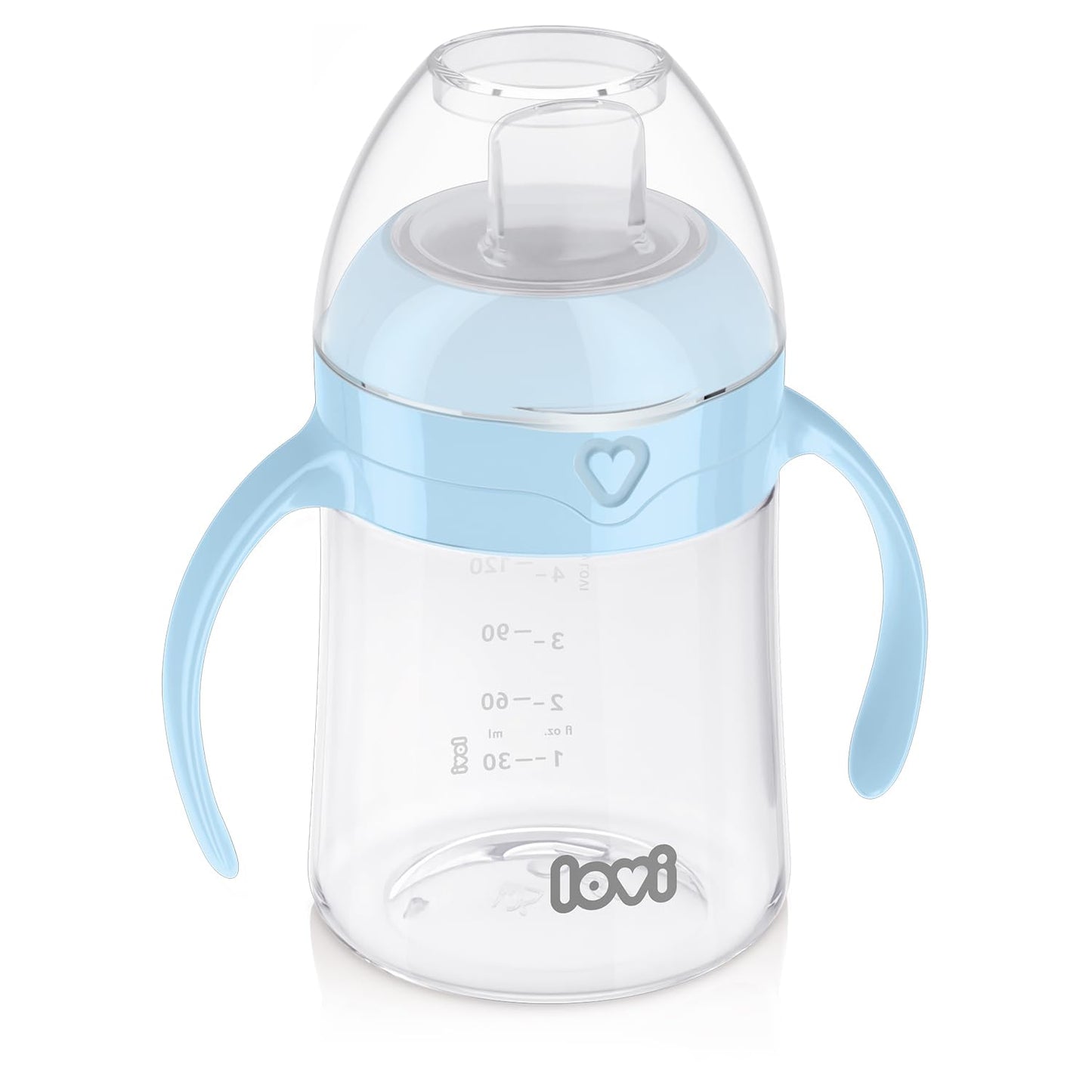 كوب لوفي سهل التبديل بفوهة للشرب - أزرق (150ml، 6m+)