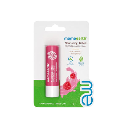 Mamaearth Nourishing Tinted 100% Natural Lip Balm Vitamin E