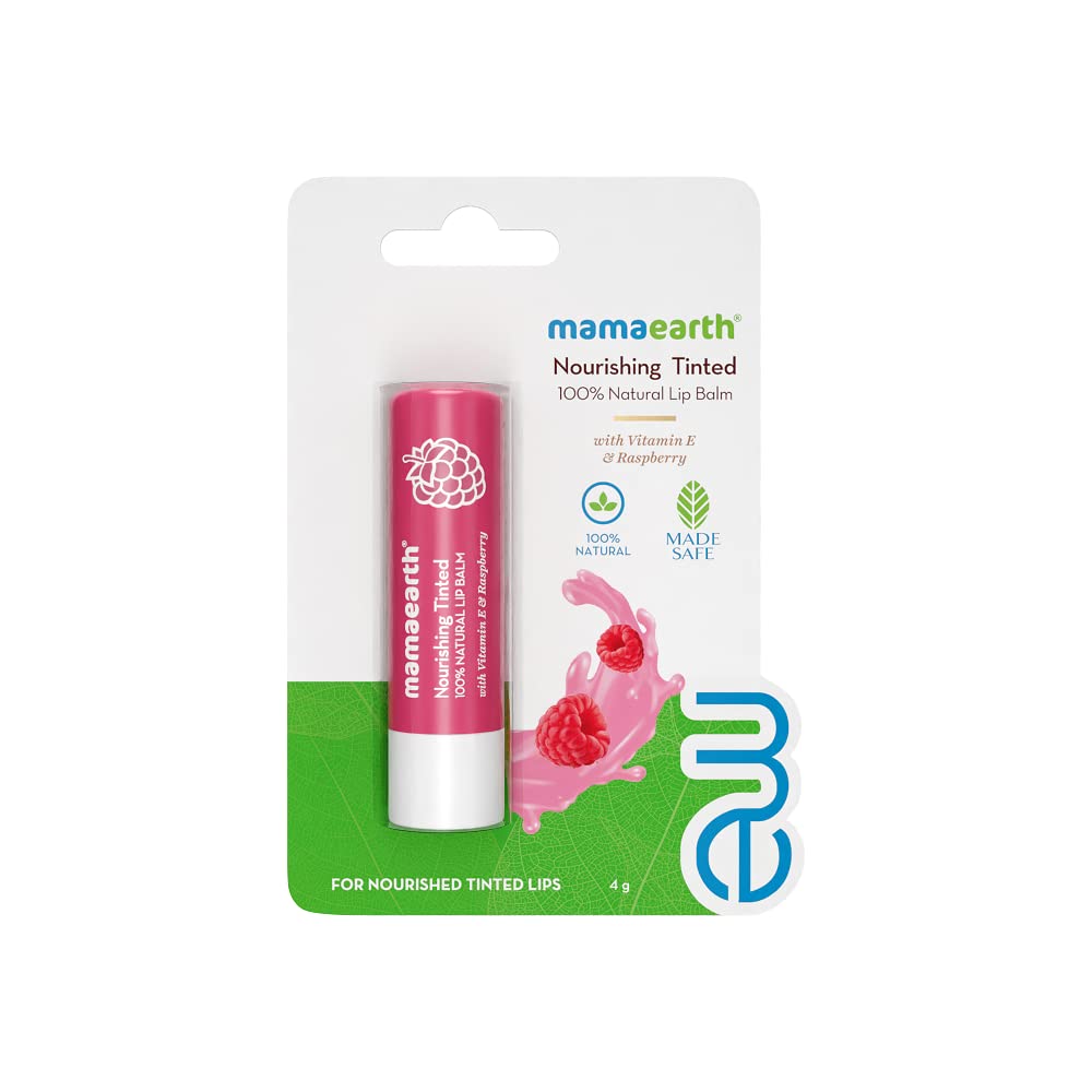 Mamaearth Nourishing Tinted 100% Natural Lip Balm Vitamin E