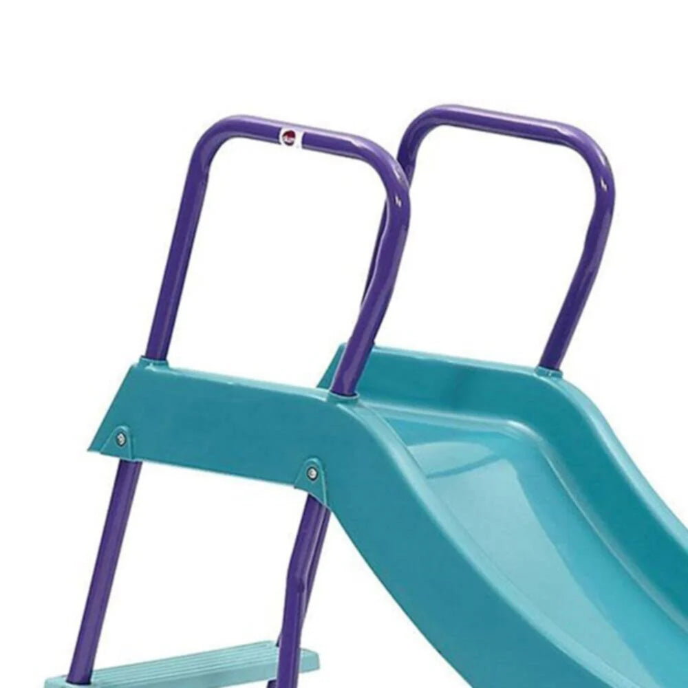 PLUM - Haumea Metal 6ft Slide for Children - Teal/Purple