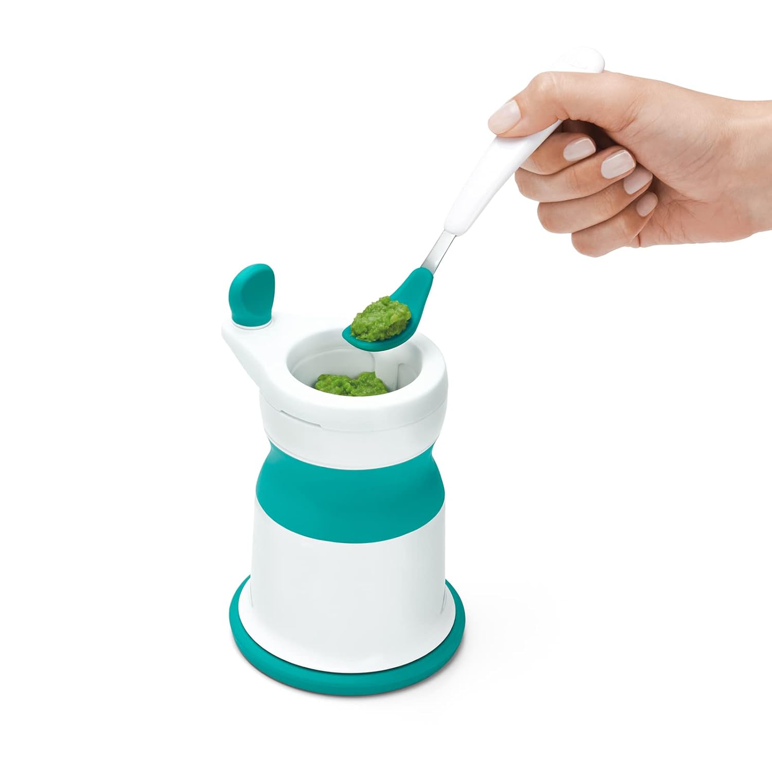 OXO Tot Mash Maker Baby Food Mill, Teal