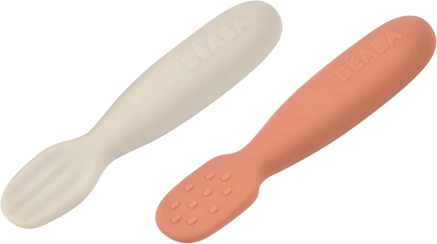 Beaba Set of 2 Silicone Pre-Spoons for Babies