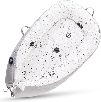 Little Story Soft Breathable Fiberfill Newborn Lounger Bed