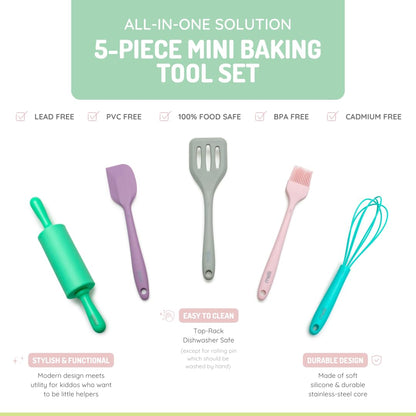 Melii Kids Mini Baking Tools 5 (Pcs)