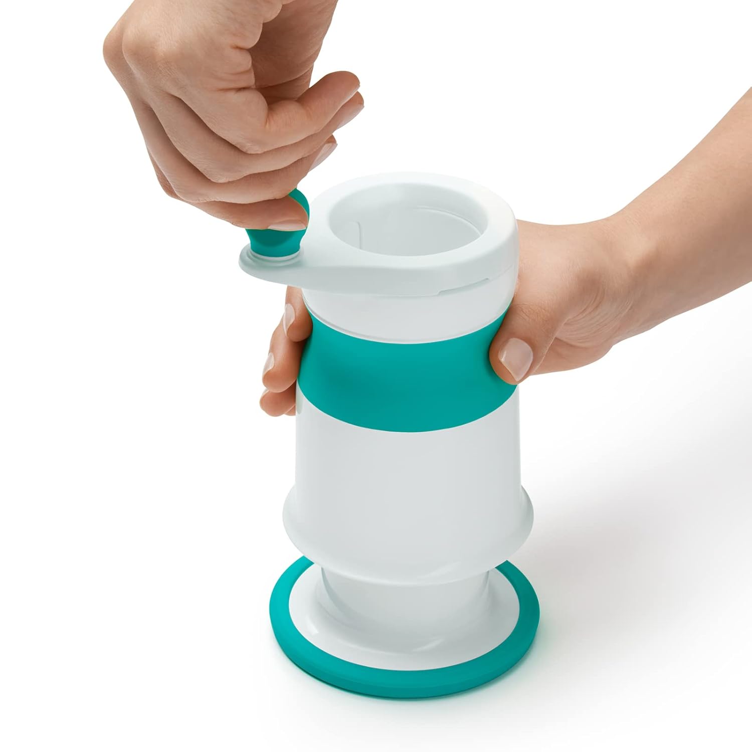 OXO Tot Mash Maker Baby Food Mill, Teal