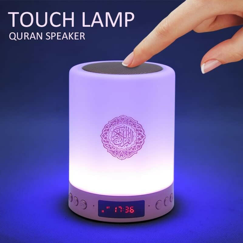 Quran Speaker with Remote Control,Portable LED Bluetooth Touch Cube MP3 Music Player Night Light Rechargeable Speaker