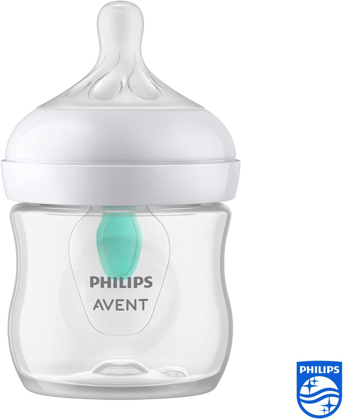 Philips Avent Natural Response Baby Bottle with AirFree Valve, 125ml