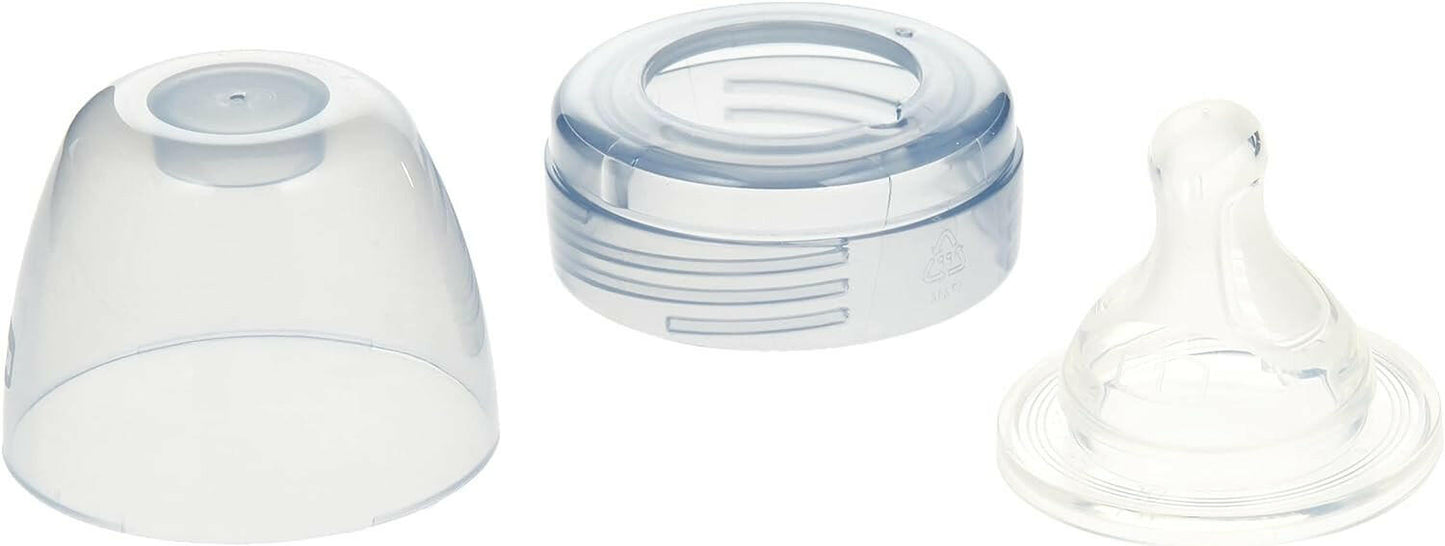 Chicco Baby Well Being Glass bottle Unisex - 150ML - Slow Flow - Silicone.