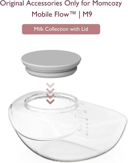 Momcozy Breast Pump Accessories For Mobile Flow, Milk Collector & Storage Lid