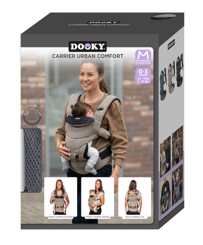 Dooky - Urban Comfort Baby Carrier - Black