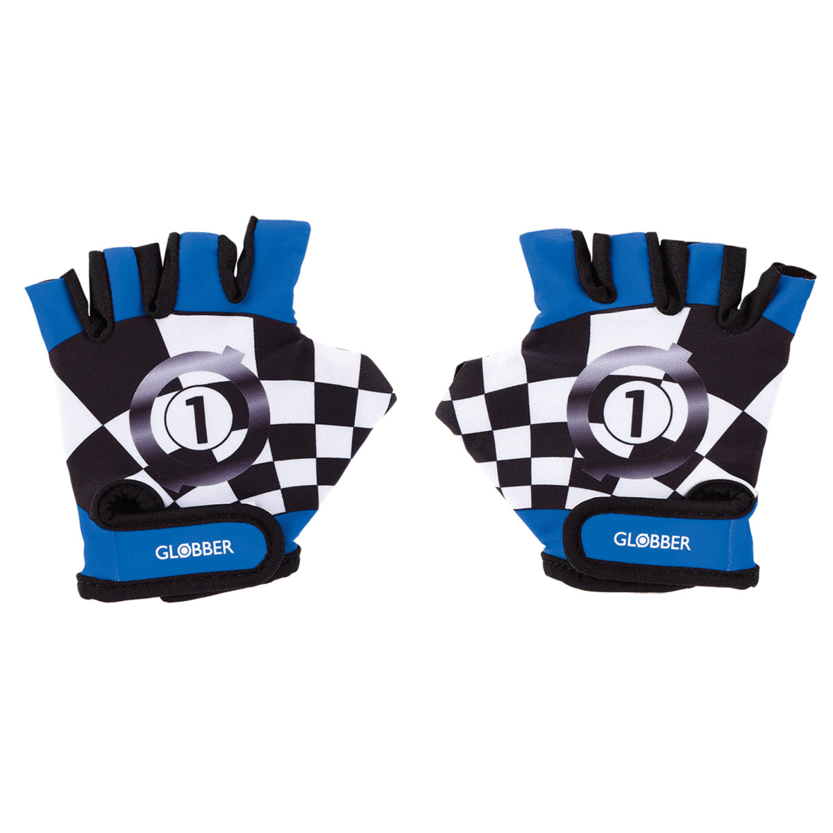 Globber - Toddler Scooter Gloves - Navy Blue Racing
