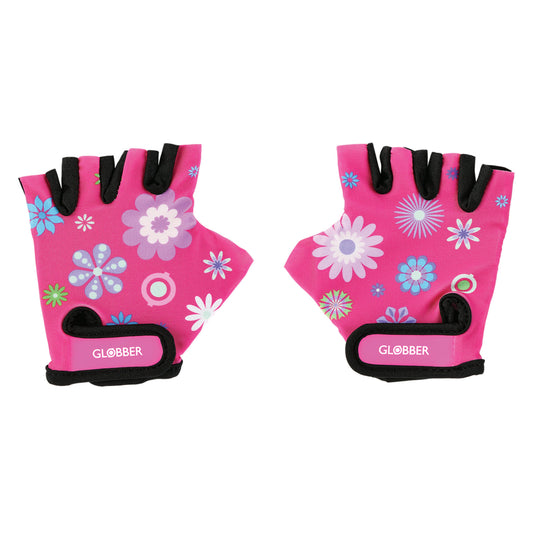 Globber - Toddler Scooter Gloves - Pink Flowers