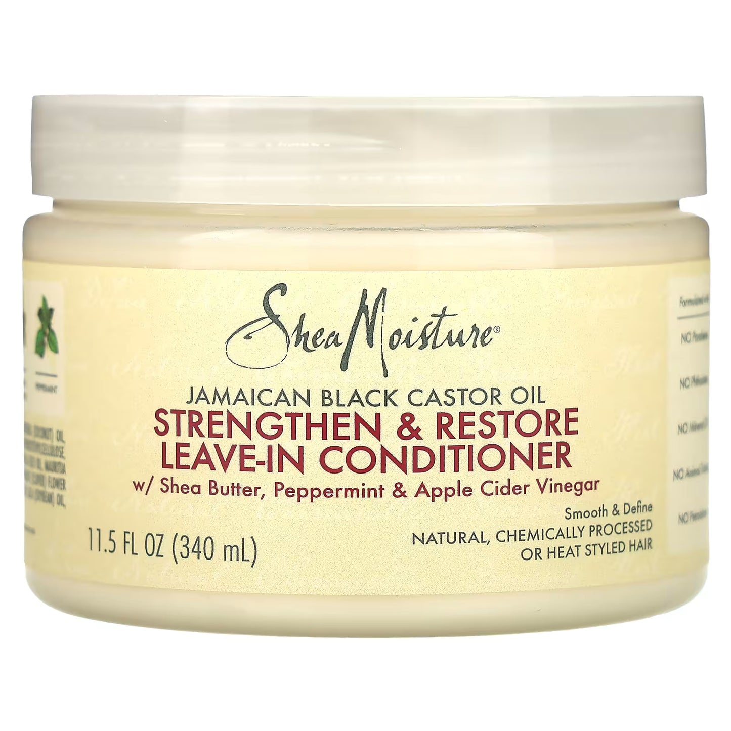 Shea Moisture Jaimaican Black Castore Oil  Leave in Conditioner (340ml)